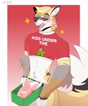 ahegao animal_genitalia anthro aroused aviator_glasses bodily_fluids box canid canine cheek_tuft christmas christmas_clothing christmas_present christmas_sweater christmas_topwear clothing comic container dripping emotional erotic_play eyewear facial_tuft fangs fluffy fox genital_fluids genitals gift gift_box gift_wrapped glasses hi_res holidays knot leaking_precum looking_at_viewer looking_pleasured male mammal mistletoe muscular new_year new_year_2024 nude penis piercing pinup plant pose precum precum_drip precum_on_penis public public_nudity scut_tail seductive sheath sheath_play short_tail sky_(aviators) smile solo sweater tail teeth tongue tongue_out topwear tuft walk-w-igny wet