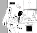  2girls :q bent_over blush cabinet dishes faucet from_side futa_with_female futanari girls&#039;_frontline grabbing_another&#039;s_hair greyscale headgear huqu implied_futanari indoors ladle licking_lips long_hair low_twintails m4_sopmod_ii_(girls&#039;_frontline) monochrome multicolored_hair multiple_girls open_mouth oven panties panty_pull rape ro635_(girls&#039;_frontline) sex sex_from_behind shirt short_sleeves sink standing standing_sex streaked_hair timestamp tongue tongue_out torogao twintails underwear 