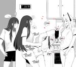  ... 4girls :q ^^^ bent_over blush cabinet dishes faucet from_side futa_with_female futanari girls&#039;_frontline greyscale headgear huqu implied_futanari indoors ladle long_hair low_twintails m16a1_(girls&#039;_frontline) m4_sopmod_ii_(girls&#039;_frontline) m4a1_(girls&#039;_frontline) monochrome multicolored_hair multiple_girls oven panties panty_pull pussy_juice ro635_(girls&#039;_frontline) scar scar_across_eye sex sex_from_behind shirt short_sleeves sink smile spoken_ellipsis standing standing_sex streaked_hair timestamp tongue tongue_out torogao twintails underwear 