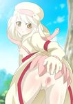  alice_(tales) alice_(tales_of_symphonia_kor) ass blonde_hair blush breast breasts censored clothes pussy smile spread_ass tales_of_(series) tales_of_symphonia tales_of_symphonia_knight_of_ratatosk vagina yellow_eyes 