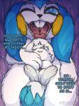 absurd_res english_text female generation_4_pokemon hi_res internal internal_vaginal nintendo object_insertion open_mouth pachirisu pokemon pokemon_(species) sex solo suiro text unbirthing vaginal voodoo voodoo_sex vore