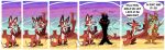 2017 3_toes 4_fingers anthro arm_tuft arthropod belly big_tail biped black_eyes black_nose blue_sky brown_body brown_ear_tips brown_feet brown_fur brown_hands candy candy_bar canid canine canis canyon casual_nudity cheek_tuft chest_tuft chocolate chocolate_bar cloud cloudy_sky colored comic coyote coyoteville curling_tail desert dessert detailed dialogue digital_drawing_(artwork) digital_media_(artwork) dipstick_ears dipstick_tail duo ear_markings ears_back elbow_tuft english_text facial_tuft feet fennec_fox fingers flea fluffy fluffy_tail food formation fox frowning_at_another fur glance gloves_(marking) gradient_sky head_tuft hi_res holding_candy holding_chocolate holding_chocolate_bar holding_food holding_object humanoid_hands humor insect knee_tuft leg_markings leg_tuft looking_around looking_at_another male mammal markings mulder_the_fox multicolored_body multicolored_ears multicolored_fur navel nervous nude offering_candy offering_to_another open_mouth outside paws pecs pivoted_ears plantigrade purple_sky red_body red_fox red_fur sand sarcasm scared sean_o&#039;desse shaded shadow shocked shoulder_tuft sky skyscape smile smiling_at_another socks_(marking) sound_effects speech_bubble standing stevethedragon surprise surprised_expression surprised_face surprised_look tail tail_markings talking_to_another tan_belly tan_body tan_chest tan_fur teeth_showing text toes tongue tongue_out torso transformation true_fox tuft turning_around two_tone_body two_tone_fur unimpressed warm_colors whiskers white_belly white_body white_fur white_sclera white_tail_tip wide_eyed wide_hips worried worried_face worried_look wrapping yellow_sclera