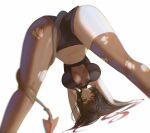 animal_humanoid ass_up big_breasts black_bottomwear black_clothing black_hair black_shorts bottomwear breasts butt clothing digital_drawing_(artwork) digital_media_(artwork) dutch_angle female hair hi_res hotpants humanoid jane_doe_(zenless_zone_zero) legwear long_hair looking_at_viewer looking_through looking_through_legs mammal mammal_humanoid murid murid_humanoid murine murine_humanoid pantyhose rat_humanoid rodent rodent_humanoid s7nsles shorts simple_background smile smiling_at_viewer solo tail tail_around_leg thigh_highs thiren torn_clothing torn_legwear torn_pantyhose torn_thigh_highs white_background 