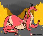 anus butt cave dragon eyewear eyewear_only female glasses glasses_only hi_res lying_on_ground membrane_(anatomy) membranous_wings mevka_(artist) muscular muscular_female muscular_thighs mythological_creature mythological_scalie mythology nude on_ground presenting presenting_hindquarters puffy_anus scales scalie scalie_tail slightly_chubby slightly_chubby_female treasure_hoard wearing_glasses wings zirka