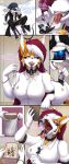 8_panel_comic absurd_res allsonwa anthro bodily_fluids canid canine clothed clothing clothing_lift comic dialogue dipodid english_text extreme_size_difference female fox fur group hi_res inside_mouth jerboa male male/female mammal micro mouse mouth_shot murid murine open_mouth orange_body orange_fur rodent saliva shirt shirt_lift size_difference speech_bubble text tongue tongue_out topwear unwilling_prey vore white_body white_fur