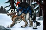  anal anal_penetration animal_genitalia animal_pussy antlers balls black_body black_fur black_nose black_pawpads blue_balls blue_body blue_eyes blue_fur blue_sky brown_body brown_fur canid canine canine_genitalia canine_pussy christmas christmas_clothing christmas_headwear clothing duo erection fangs female female_penetrated feral feral_on_feral feral_penetrated feral_penetrating feral_penetrating_feral from_behind_position fur genitals hat headgear headwear hi_res holidays horn killthe_demon knot looking_pleasured male male/female male_penetrating male_penetrating_female mammal narrowed_eyes pawpads penetration penile penile_penetration penis_in_ass plant pussy rock santa_hat sex side_view sky smile teeth tree white_antlers white_body white_fur yellow_eyes 