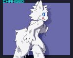 bulletproof-kitty canid canine changed_(video_game) goo_transformation humanoid lin_(changed) male mammal solo transformation