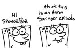 2025 anthro black_and_white buckteeth character_name commentary english_description english_text eyelashes interjection male marine monochrome nescartridges_(artist) nickelodeon puffed_cheeks sea_sponge simple_background sketch smile spongebob_squarepants spongebob_squarepants_(character) style_emulation teeth text tooth_gap white_background