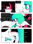 absurd_res anthro blood blue_eyes blue_fingernails blue_hair blue_nails blue_tongue blush bodily_fluids clothing colored_nails comic cunnilingus ear_piercing emoticon felid female female/female fingernails floor genitals girl_a girl_b gun hair handgun hi_res inner_monologue inner_thoughts laugh legwear mammal nails nipple_piercing nipples nosebleed nude oral pattern_clothing pattern_legwear pattern_stockings piercing ponporio pussy ranged_weapon red_eyes red_hair red_nails reluctant_sex revolver sex stockings striped_clothing striped_legwear striped_stockings stripes stripped_armwear sweat tail teeth thinking tongue tongue_out vaginal weapon