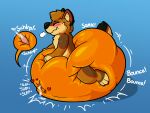 4:3 anthro balloon big_diaper bodily_fluids bottomwear bound brown_body brown_fur canid canine canis clean_diaper clothed clothing cum cum_inside diaper domestic_dog erection forced forced_orgasm fur genital_fluids genitals german_shepherd herding_dog hi_res huge_diaper inflatable inflatable_diaper inflation levi_sheppy_(betaetadelota) male mammal nude onomatopoeia oral orange_diaper orgasm oversized_diaper overstimulation pastoral_dog penile penis penis_milking penis_milking_machine reverse_forced_oral sentient_diaper sentient_fellatio sex solo sound_effects squeaking stuck_penis tail text tongue trapped trapped_in_clothing trapped_in_underwear unknown_artist wearing_diaper