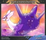 anus blush blush_lines bodily_fluids butt catjam_(artist) cruise_ship drifblim drifloon embarrassed female feral generation_3_pokemon generation_4_pokemon generation_6_pokemon genitals hi_res island latias latios legendary_pokemon looking_at_viewer looking_back mega_evolution mega_latias merchant_ship nintendo passenger_ship pokemon pokemon_(species) presenting presenting_anus presenting_hindquarters presenting_vulva ship solo sunset sweat sweatdrop text url vehicle vulva watercraft