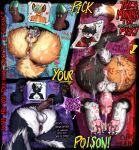 absurd_res advertisement anthro anus arrow_pointing_to_butt balls blush bodily_fluids body_writing butt calico_cat chastity_cage chastity_device compliment cum cum_covered cum_inside cum_on_butt cum_on_penis deer degradation domestic_cat felid feline felis fluffy fluffy_tail genital_fluids genitals graffiti group heart_symbol helpless hi_res hooves hunter_(hhdrawer) leaking_cum lock male male/male mammal mephitid messy motion_blur motion_lines paws penis photo public_use skunk stephen_wintre stuckage stylized_chastity_cage tail tally_marks through_wall tr.anonymous.h trio