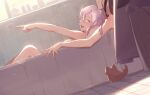  2girls absurdres bath bathtub black_hair breast_pillow breasts bubble couple harimaki0 highres huge_breasts looking_to_the_side mole mole_under_eye multiple_girls nijisanji parted_lips pointing purple_hair shared_bathing shirayuki_tomoe soap_bubbles sukoya_kana teeth tile_floor tile_wall tiles tongue virtual_youtuber wet wet_hair yuri 