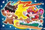  1boy 2girls animal_costume antenna_hair antlers artist_request bell black_hair blush bodysuit bow bowtie box brown_bodysuit brown_gloves christmas christmas_lights christmas_ornaments clenched_hands collar commentary_request company_name deer_tail english_text eyelashes fake_nose fujisaki_shiori full_moon gift gift_box gloves green_bow green_bowtie green_collar green_hair hair_ornament hair_rings hairband half_updo hat horns jacket konami long_hair long_sleeves looking_at_viewer merry_christmas moon multiple_girls neck_bell official_art open_hand open_mouth outline pom_pom_(clothes) pom_pom_hair_ornament puffy-trimmed_hat puffy-trimmed_jacket puffy_sleeve_cuffs red_eyes red_hair red_hat red_jacket red_nose red_sleeves reindeer_antlers reindeer_costume rope running santa_hat second-party_source shield short_hair sky star_(sky) star_(symbol) starry_sky sweatdrop tail takami_naoto tatebayashi_miharu tokimeki_memorial tokimeki_memorial_1 tongue waving white_outline white_sleeve_cuffs yellow_bow yellow_hairband yellow_moon yellow_trim 