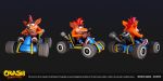 2024 3d_(artwork) 4_fingers absurd_res activision anthro arms_bent artist_name bandicoot black_background black_eyes black_nose blender_(artwork) blue_bottomwear blue_clothing blue_shorts bottomwear brown_clothing brown_eyebrows brown_footwear brown_gloves brown_handwear brown_inner_ear brown_shoes clenched_teeth clothed clothed_anthro clothed_male clothing crash_bandicoot crash_bandicoot_(series) crash_team_racing_(series) digital_media_(artwork) driving driving_kart english_description english_text eyebrows facial_markings fingers footwear fur gloves hair handwear head_markings hi_res kart light lighting male male_anthro mammal markings marmoset_toolbag_(artwork) marsupial michele_garzia mohawk orange_body orange_fur red_hair shirtless_anthro shirtless_male shoes shorts simple_background sitting solo substance_painter_(artwork) tan_markings teeth text thick_eyebrows three-quarter_view vehicle yellow_body yellow_fur