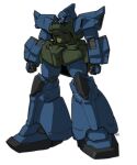  arm_cannon cable commentary_request gelgoog glowing glowing_eye gundam machinery mecha mecha_focus mobile_suit mobile_suit_gundam no_humans one-eyed original red_eyes redesign robot science_fiction signature solo tessaku_ro weapon white_background zeon 