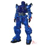  2025 absurdres blue_destiny_01 cable chest_cannon dated earth_federation earth_federation_space_forces english_commentary green_visor gun gundam gundam_gquuuuuux gundam_side_story:_the_blue_destiny highres in-franchise_crossover machine_gun machinery mecha mecha_focus mobile_suit no_humans original pravin_rao_santheran redesign robot science_fiction signature weapon white_background yamashita_ikuto_(style) 