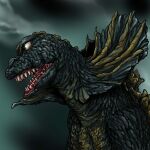  animal_frills black_background brown_eyes commentary gradient_background gradient_scales green_background green_scales jaw jirass kaiju looking_ahead monster monster_focus multicolored_scales no_humans open_mouth portrait satoru33 sharp_teeth spines teeth tokusatsu two-tone_background two-tone_scales ultra_series ultraman_(1st_series) yellow_scales 