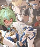  absurdres bad_id bad_pixiv_id genshin_impact highres lumine_(genshin_impact) sucrose_(genshin_impact) tagme xssh 