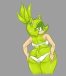 2025 accessory afrosoricid anthro big_butt biped bra butt butt_focus clothed clothing colored_sketch ear_piercing eyelashes female fur green_body green_eyes green_fur green_hair grey_background hair hair_accessory hair_tie hand_on_butt hand_on_own_butt idw_publishing kirbchub looking_at_viewer looking_back looking_back_at_viewer mammal panties pear-shaped_figure piercing portrait presenting presenting_hindquarters rear_view scut_tail sega short_tail simple_background sketch smile solo sonic_the_hedgehog_(comics) sonic_the_hedgehog_(idw) sonic_the_hedgehog_(series) standing surge_the_tenrec tail tenrec three-quarter_portrait tied_hair underwear underwear_only white_bra white_clothing white_panties white_underwear wide_hips