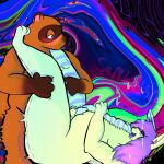 1:1 ahegao ambiguous_gender animal_crossing animate_inanimate anthro bangs begging bodily_fluids bug_(samwafflez) canid canine cool_colors drooling duo fluffy fluffy_hair from_front_position genitals hair half-closed_eyes hi_res lagomorph leporid living_plushie long_hair looking_pleasured male male/ambiguous mammal narrowed_eyes nintendo open_mouth patchwork_creature penis plushie rabbit raccoon_dog saliva samwafflez stitched_body stripes tanuki tom_nook_(animal_crossing)