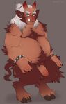  anthro belly belly_hair big_belly blizzard_entertainment blue_eyes body_hair chest_tuft daxratchet genitals hair hi_res hybrid long_hair male mammal overwatch penis roadhog_(overwatch) satyr solo suid suina sus_(pig) tuft tusks video_games white_hair wild_boar 