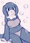  anthro big_breasts blue_body breasts bubble clothed clothing curvaceous curvy_figure female fizzy_pop_the_popplio flippers kemono nintendo panties pok&eacute;mon pok&eacute;mon_(species) popplio sexybigears69 solo sunnynoga thick_thighs underwear video_games voluptuous 