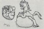  arthropod bracelet changeling doesnotexist earth_pony equid equine exoskeleton feral feral_pred feral_prey friendship_is_magic hi_res hole_(anatomy) horse jewelry male male_pred male_prey mammal my_little_pony pony same_size_vore vore 