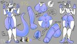  anthro balls english_text finn genitals hi_res male model_sheet penis pussy solo synth text 