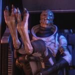  1:1 2_toes 3d_(artwork) alien barefoot claws clothed clothing digital_media_(artwork) feet foot_fetish foot_focus hi_res humanoid male mass_effect ralic_turman solo toes turian video_games 