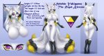  2021 4_toes 5_fingers anthro breasts canid canine digital_media_(artwork) digitigrade elvofirida english_text featureless_breasts featureless_crotch feet female fingers fox mammal model_sheet nude solo text toes womb_tattoo 