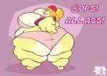  animal_crossing anthro breasts canid canine canis clothing domestic_dog female hi_res isabelle_(animal_crossing) mammal nintendo obese overweight shih_tzu solo thefoxbro toy_dog video_games 