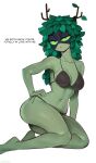 adventure_time antlers bikini bikini_bottom bikini_top branch breasts butt cartoon_network clothing curvy_figure dialogue druid elemental_creature elemental_humanoid english_text eyelashes female flora_fauna green_body green_eyes green_sclera green_skin hair hand_on_hip hi_res horn humanoid huntress_wizard johnfoxart leaf leaf_hair long_hair looking_aside looking_away magic_user navel not_furry plant plant_hair plant_humanoid plantigrade pseudo_hair pupils simple_background sitting slim_female slim_humanoid slit_pupils small_waist solo stick swimwear talking_to_viewer text thick_thighs tribal_spellcaster two-piece_swimsuit white_background
