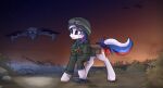 absurd_res aircraft artillery artist_name blue_eyes bottomless braided_hair clothed clothed_feral clothing cutie_mark drone_(vehicle) equid equine eyelashes eyewear fan_character female female_feral feral fur goggles hair hasbro helicopter hi_res hooves horse howitzer lakunae landscape machine mammal mane marussia military military_helmet multicolored_mane my_little_pony night partially_clothed_female partially_clothed_feral plant politics pony power_line ranged_weapon red_star ribbon_of_saint_george russian_text russo-ukrainian_war shrub sky smile soldier solo standing star starry_sky tail text topwear topwear_only translated unguligrade v_(military_symbol) vehicle warrior weapon white_body white_fur z_(military_symbol)
