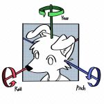 1:1 2024 ambiguous_gender anthro artist_logo black_nose black_text border cheek_tuft clothing directional_arrow do english_text facial_tuft floppy_ears fur head_tuft hi_res icon logo red_arrow shirt solo text topwear tuft white_body white_border white_clothing white_eyes white_fur white_shirt white_topwear yupdown