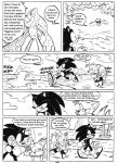 ayamepso canid canine chaos_(sonic) dialogue dr._eggman elemental_creature english_text exclamation_point fox human humanoid mammal mismatched_arms monochrome palm_tree plant raised_tail running sega sonic_adventure sonic_the_hedgehog sonic_the_hedgehog_(series) tagme tail text tree water water_creature