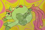 2024 anus balls bandana_on_head big_anus big_balls big_butt blush blush_lines bodily_fluids butt clothing cutie_mark dock_(anatomy) equid equine feral freckled_butt freckles friendship_is_magic fur gafftopsail genitals green_anus green_balls green_body green_ears green_fur green_hooves hair hasbro headgear headwear hi_res hooves horse huge_balls kerchief looking_at_viewer looking_back looking_back_at_viewer male mammal musk musk_cloud my_little_pony orange_tail pink_hair pink_tail pony purple_eyes quadruped rear_view smile solo sweat sweaty_anus sweaty_balls sweaty_genitalia tail tree_hugger_(mlp) white_clothing yellow_clothing