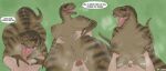  2_fingers absurd_res anal anal_penetration anthro areola balls belly big_breasts blush bodily_fluids bouncing_breasts breasts brown_areola brown_body brown_nipples countershade_torso countershading cum cum_in_vagina cum_inside dialogue dinosaur duo ejaculation faceless_character faceless_male fellatio female fingers first_person_view genital_fluids genitals heart_symbol hi_res hip_grab holding_other human jurassic_park licking looking_at_viewer low-angle_view male male/female mammal monotone_background mr.carno multicolored_body navel nipples nude oral orgasm penetration penile penis penis_lick plap_(sound) prehistoric_species reassuring reptile rexy_(jurassic_park) saliva saurischian scalie scar sex simple_background slap_(sound_effect) slightly_chubby stripes tail tan_belly teeth theropod ticklish_female tongue tongue_out tyrannosaurid tyrannosauroid tyrannosaurus tyrannosaurus_rex universal_studios vaginal vaginal_fluids vaginal_penetration worm's-eye_view yellow_sclera 