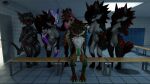 16:9 3d_(artwork) 4k absurd_res animal_humanoid anthro aquatic aquatic_humanoid areola athletic athletic_male big_areola big_breasts black_areola black_body black_fur black_hair black_lips blender_(artwork) body_chains breasts brown_body brown_fur butt canid canid_demon canine claws clothing colored_nails cousins_(lore) daughter_(lore) demon detailed_background digital_media_(artwork) duo ear_piercing embarrassed erection eyebrow_piercing eyelashes eyeliner eyeshadow facial_piercing feet female fish fish_humanoid food freckled_arms freckled_breasts freckled_butt freckled_chest freckled_face freckled_legs freckled_shoulders freckled_tail freckled_thighs freckles fur furgonomic_piercing furgonomics genitals ginger_sprinkle_(hound_helldan) green_claws green_eyes green_nails green_pawpads green_penis green_sclera grey_breasts grey_butt group hair hand_on_hip heart_(marking) hellhound heterochromia hi_res highlights_(coloring) hound_helldan humanoid hybrid imminent_sex jennifer_(hound_helldan) jessika_(hound_helldan) jewelry lips looking_at_viewer makeup male mammal markings medium_breasts mother_(lore) mother_and_child_(lore) mother_and_daughter_(lore) multicolored_body muscular muscular_male muscular_thighs mythological_canine mythological_creature mythology nails narrowed_eyes natural_breasts niece_(lore) nipples nose_piercing nose_ring novabeast parent_(lore) parent_and_child_(lore) parent_and_daughter_(lore) paw_(marking) pawpads penis piercing purple_claws purple_eyeliner purple_eyes purple_eyeshadow purple_highlights purple_makeup purple_markings red_body red_claws red_eyeliner red_eyes red_fur red_highlights red_nails ring_piercing shark shark_humanoid shy sibling_(lore) slim small_waist smile smug stella_(hound_helldan) subaru_(hound_helldan) tail tail_piercing tattoo toe_claws toes tribal tribal_markings trio watermark whiskers white_areola white_body white_fur white_nipples wickerbeast widescreen