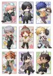 6+boys :d absurdres ahoge animal_ear_headphones animal_ears aqua_eyes aqua_necktie aragami_oga aragami_oga_(5th_costume) arurandeisu arurandeisu_(1st_costume) astel_leda astel_leda_(fall/winter) badge barcode beanie bear_ear_headphones bear_ears black_choker black_coat black_gloves black_hair black_jacket black_pants black_shirt black_shoes black_tank_top blonde_hair blonde_streaks blue_hair blue_pants boots brown_boots brown_cardigan brown_coat brown_hair brown_pants brown_shoes brown_streaks button_badge button_eyes buttons cardigan cat chain chain_necklace chibi chibi_only choker coat coat_on_shoulders collared_shirt commentary_request crossed_legs dark-skinned_male dark_skin demon_horns dog dog_on_shoulder ear_piercing earrings fake_animal_ears fang fedora ferret fold-over_boots four-pointed_star full_body glasses gloves green_eyes green_scarf green_shirt grey_cat grey_hair grey_necktie grey_pants grey_shirt grey_sweater_vest hair_ornament hair_over_one_eye hairclip hanasaki_miyabi hanasaki_miyabi_(fall/winter) hat hat_pin headphones headphones_around_neck heterochromia highres hiyamaru holding holding_unworn_clothes holding_unworn_hat holostars horns invisible_chair jackal_boy jackal_ears jackal_tail jacket jewelry kageyama_shien kageyama_shien_(5th_costume) kanade_izuru kanade_izuru_(fall/winter) kishido_temma kishido_temma_(fall/winter) letterman_jacket light_blush lightning_bolt_earrings lightning_bolt_hair_ornament lightning_bolt_symbol low_ponytail male_focus mioto_(tsubsq_m) mole mole_under_eye multicolored_hair multiple_boys necklace necktie nekoyama_shien no_symbol off-shoulder_jacket off_shoulder official_alternate_costume one_eye_closed open_cardigan open_clothes open_coat open_mouth orange_eyes orange_hair orange_shirt pants pawpads piercing pink_hair pizza-kun_(arurandeisu) plaid_clothes plaid_shirt pom_pom_(clothes) pom_pom_beanie pomekorokke ponytail poruneu purple_eyes red-framed_eyewear red_hair red_necktie ribbed_sweater rikka_(fall/winter)_(holostars) rikka_(holostars) scarf sharp_teeth shirt shoes short_hair sitting skin_fang smile spanner_(holostars) sparkle_earrings sparkle_print star_(symbol) star_hair_ornament streaked_hair striped_clothes striped_necktie striped_scarf stuffed_animal stuffed_fox stuffed_toy suspenders sweater sweater_under_shirt sweater_vest tail tank_top teddy_bear teeth turtleneck turtleneck_sweater unworn_hat unworn_headwear virtual_youtuber white_hair white_jacket white_shirt white_sweater x_hair_ornament yellow_eyes yellow_shirt yukoku_roberu yukoku_roberu_(fall/winter) 