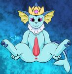  absurd_res butt crown eeveelution feral genitals hi_res male nintendo penis pok&eacute;mon pok&eacute;mon_(species) presenting presenting_hindquarters presenting_penis solo spread_legs spreading suiro tapering_penis vapor_(justanormalvaporeon) vaporeon video_games 