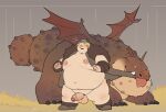 2026 5_fingers accessories_only ambiguous_gender areola armor balls belly big_areola big_balls big_belly big_moobs big_penis black_eyes blonde_hair brown_body brown_clothing brown_footwear brown_scales brown_shoes brown_skin brown_wings butt claws clothed clothing clothing_pull colored darkened_balls darkened_genitalia darkened_penis digital_drawing_(artwork) digital_media_(artwork) dragon dreamworks duo erection european_mythology feral fingers fishlegs_ingerman footwear foreskin genitals glans gronckle hair headgear helmet hi_res how_to_train_your_dragon huge_belly huge_thighs human humanoid_genitalia humanoid_penis inverted_nipples kemono light_body light_skin looking_at_another looking_back looking_back_at_another male mammal membrane_(anatomy) membranous_wings moobs mottled mottled_body mottled_skin multicolored_body multicolored_skin mythological_creature mythological_scalie mythology navel nipples nude open_mouth overweight overweight_human overweight_male partially_retracted_foreskin penis pink_areola pink_nipples quanjiang scales scalie shaded shoes simple_background smile standing tail tan_balls tan_body tan_glans tan_penis tan_skin thick_penis thick_thighs tongue tongue_out tusks vein western_dragon white_sclera wide_hips wings worried
