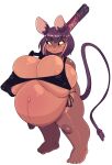  anthro belly big_belly big_breasts breasts cleavage clothed clothing female gun hi_res huge_breasts mammal murid murine obese overweight ranged_weapon rapscallion rat rodent solo thick_thighs weapon wide_hips 