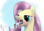  absurd_res anus balls bodily_fluids cutie_mark doesnotexist equid equine eyes_closed female female_pred feral feral_pred feral_prey fluttershy_(mlp) friendship_is_magic genitals hasbro hi_res imminent_vore larger_pred male male_prey mammal mawplay micro my_little_pony pegasus saliva size_difference wings 