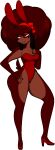  afro alpha_channel bunny_costume clothing costume female heart_marking high_heels lustful_gaze san_andrea solo sovietcatparty wide_hips 