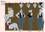  absurd_res anthro badger bianca_(cherryfox73) big_breasts big_butt breasts butt cherryfox73 clothed clothing female fur hi_res looking_at_viewer mammal mustelid musteline profile simple_background smile solo 