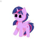  1:1 2021 chibi cutie_mark equid equine feathers female feral friendship_is_magic glazirka hair hasbro hi_res hooves horn mammal my_little_pony purple_body purple_feathers purple_hair purple_horn purple_wings quadruped side_view simple_background solo twilight_sparkle_(mlp) unicorn_horn white_background winged_unicorn wings 