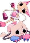  1boy 1girl :q all_fours animal_ears asymmetrical_eyes bare_arms bare_legs bare_shoulders black_eyes body_fur brother_and_sister cat_ears cat_girl claws closed_mouth colored_skin commentary cup dandy's_world dress fewer_digits freckles full_body furry furry_female furry_male goob_(dandy's_world) highres k2s2kv long_arms no_eyebrows no_nose no_pupils paw_pose roblox scar_across_eyes scraps_(dandy's_world) short_dress siblings sideways sideways_glance sleeveless sleeveless_dress standing standing_on_one_leg tongue tongue_out untranslatable_commentary white_dress yellow_fur yellow_skin yellow_tail 