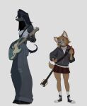 2026 5_fingers absurd_res afghan_hound amugea anthro arm_tattoo bass_guitar belt biped black_belt black_boots black_bra black_clothing black_eyebrows black_eyes black_footwear black_hair black_nose black_shoes black_tail black_tattoo black_underwear black_wristband blue_bottomwear blue_clothing blue_jeans blue_pants boots bottomwear bra breasts brown_body brown_ears brown_eyes brown_fur brown_tail canid canine canis chihuahua closed_frown clothed clothed_anthro clothed_female clothing collar cropped_tank_top darcy_(amugea) denim denim_bottomwear denim_clothing dipstick_tail domestic_dog ear_piercing ear_ring electric_guitar eyebrows eyelashes female female_anthro fingers flipping_viewer_off footwear frown fur gesture grey_body grey_clothing grey_fur grey_hoodie grey_topwear grin grinning_at_viewer guitar guitar_strap hair half-closed_eyes hand_gesture hand_on_hip hand_on_own_hip head_tilt hi_res holding_guitar holding_musical_instrument holding_object hoodie hunting_dog jeans lita_(amugea) long_hair long_sleeves looking_at_viewer looking_down mammal markings medium_breasts middle_finger midriff miniskirt mouth_closed multicolored_body multicolored_clothing multicolored_footwear multicolored_fur multicolored_shoes musical_instrument narrowed_eyes orange_hair pants pattern_bottomwear pattern_clothing pattern_skirt piercing plaid plaid_bottomwear plaid_clothing plaid_skirt plantigrade plucked_string_instrument red_bottomwear red_clothing red_collar red_hairband red_skirt ring_piercing sharp_teeth shirt shoes short_hair sighthound simple_background size_difference skirt skull_tattoo smile smiling_at_viewer sneakers snout socks solo standing string_instrument studded_belt studs tail tail_markings tan_body tan_eyebrows tan_fur tan_tail tan_tail_tip tank_top tattoo teeth topwear torn_bottomwear torn_clothing torn_jeans torn_pants toy_dog two_tone_body two_tone_clothing two_tone_footwear two_tone_fur two_tone_shoes two_tone_tail underwear white_background white_clothing white_footwear white_inner_ear white_shirt white_shoes white_socks white_tank_top white_topwear wristband