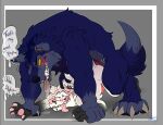  &lt;3 ahegao anthro big_dom_small_sub blue_body blue_fur blush bodily_fluids canid canine canis cirkus claws dalmatian dialogue domestic_dog dominant dominant_male drooling duo ear_piercing english_text fox fur hi_res holding_down hybrid knot knotting looking_at_prey looking_down looking_pleasured male male/male mammal muscular muscular_anthro muscular_dom muscular_male orange_eyes piercing reaching_out saliva saliva_on_tongue saliva_string sharp_claws sharp_teeth size_difference spots spotted_body spotted_fur submissive submissive_male teeth text tongue tongue_out toony were werecanid werecanine werewolf white_body white_fur wolf 